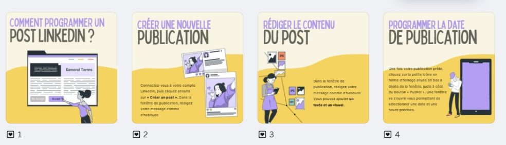 Créez des slides structurées