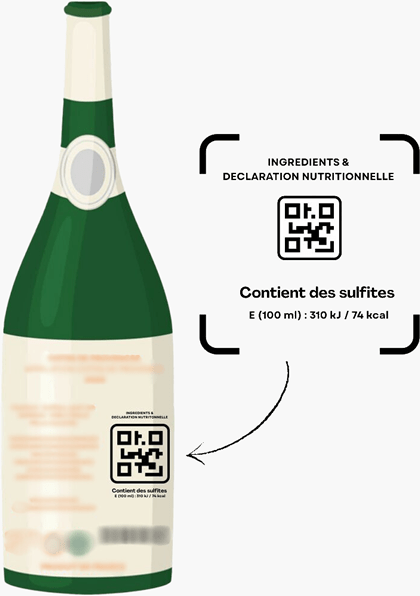 Format recommandé pour un QR Code destiné au vin